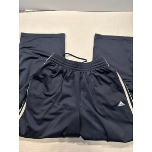 Adidas Track‎ Pants Mens size Medium Navy Blue with 3 stripes